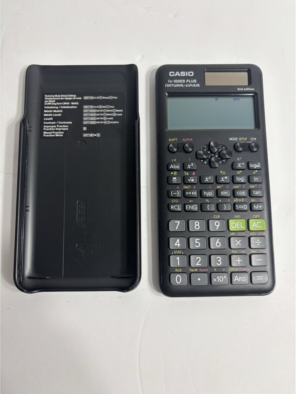 Casio  FX-300ES PLUS 2nd Edition Standard Scientific Calculator Black